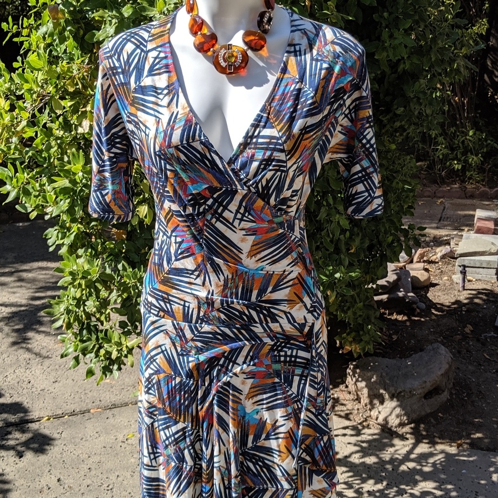 La Salle Fit And Flare Dress - L - Picture 5 of 5